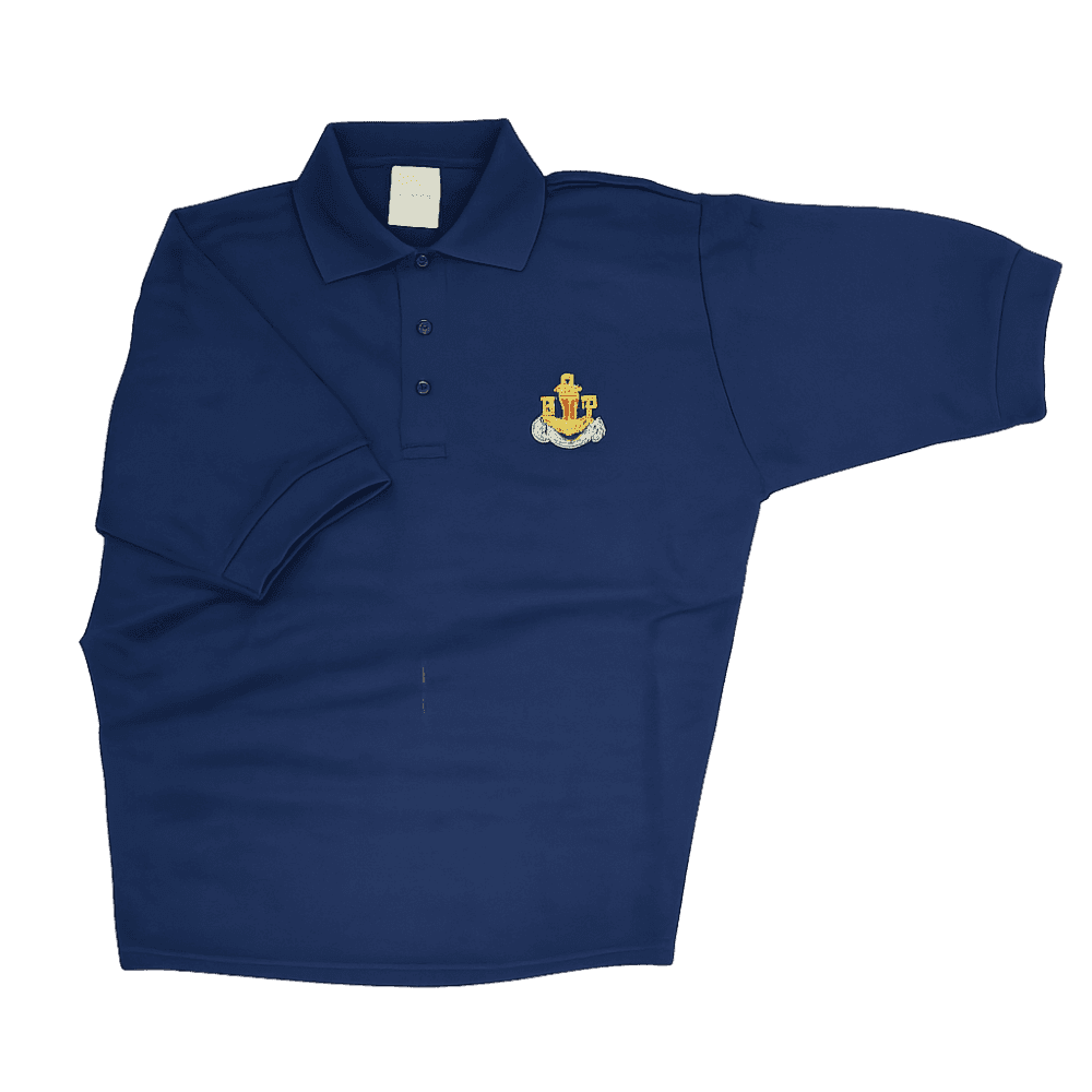 BLUE BB POLO SHIRT